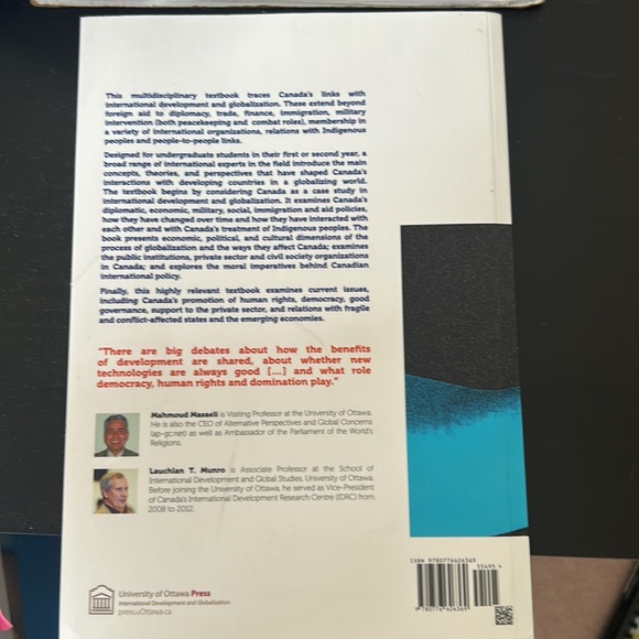 Canada & the Challenges of International Development and Globalization textbook - Picture 2 of 5